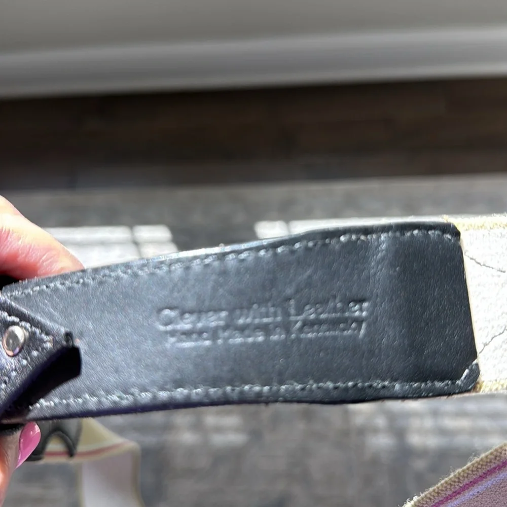Belt Clever with leather hand‎ made in Kentucky Western Medium